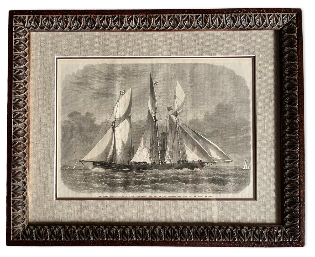 Framed Schooner Print