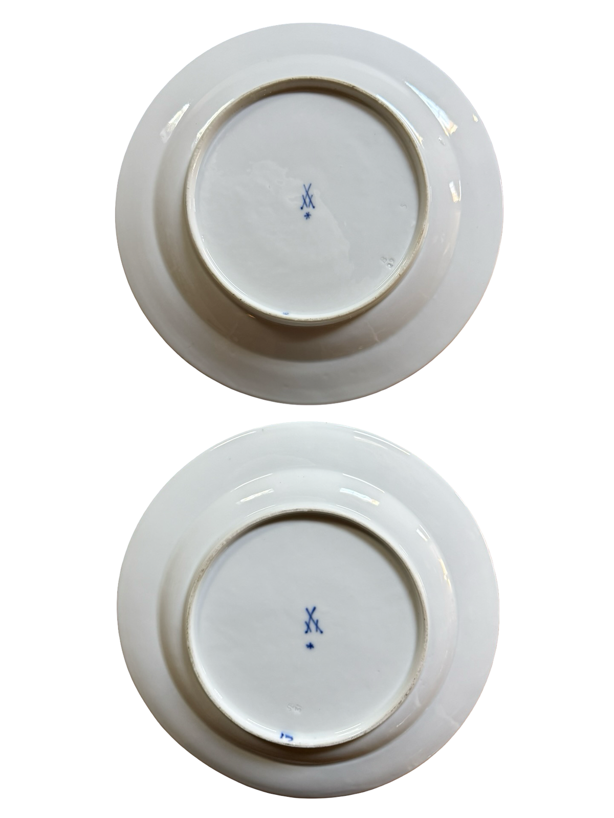 Pair of Meissen Porcelain Plates
